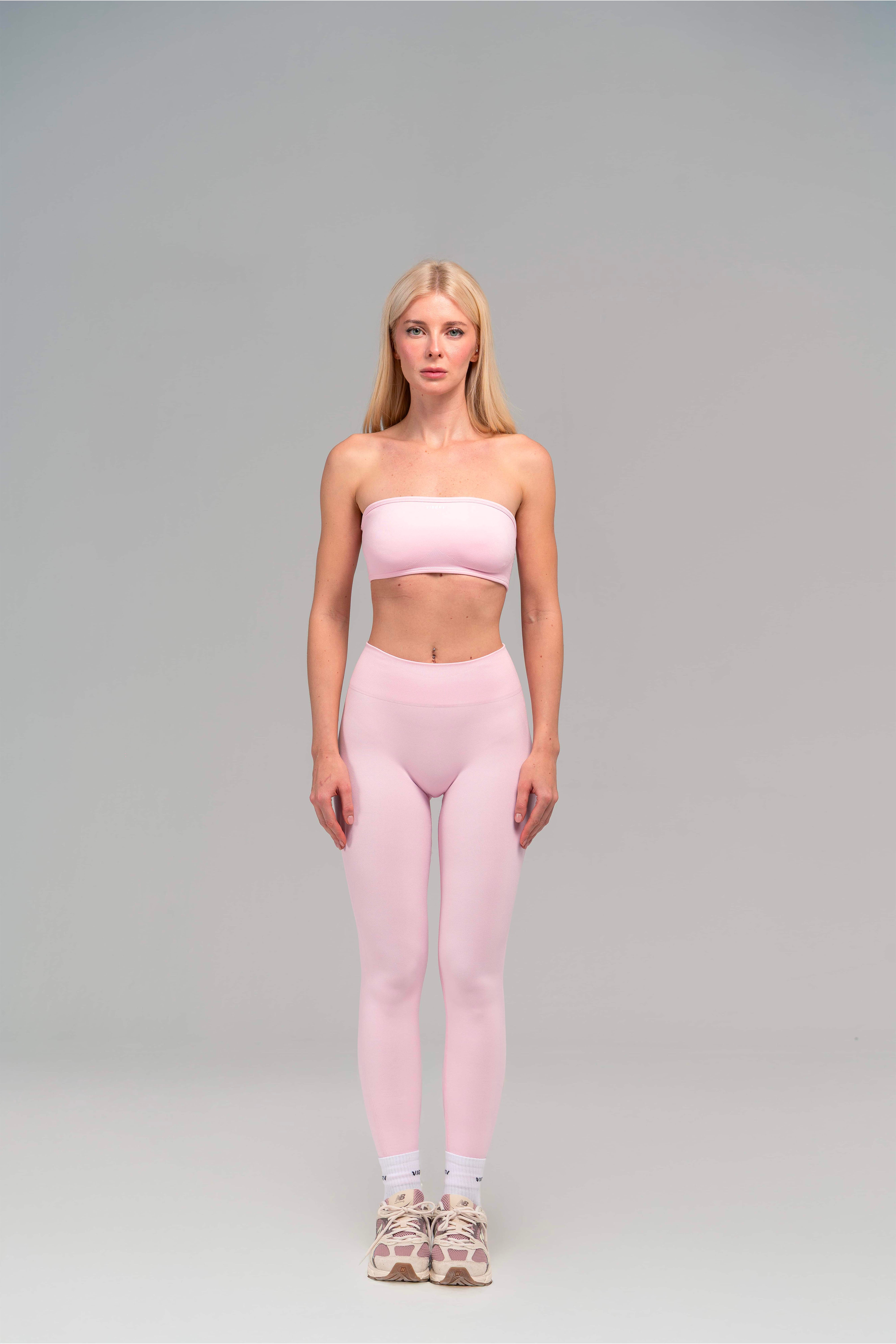 Vigorv Shaping Scrunch Leggings - Baby pink