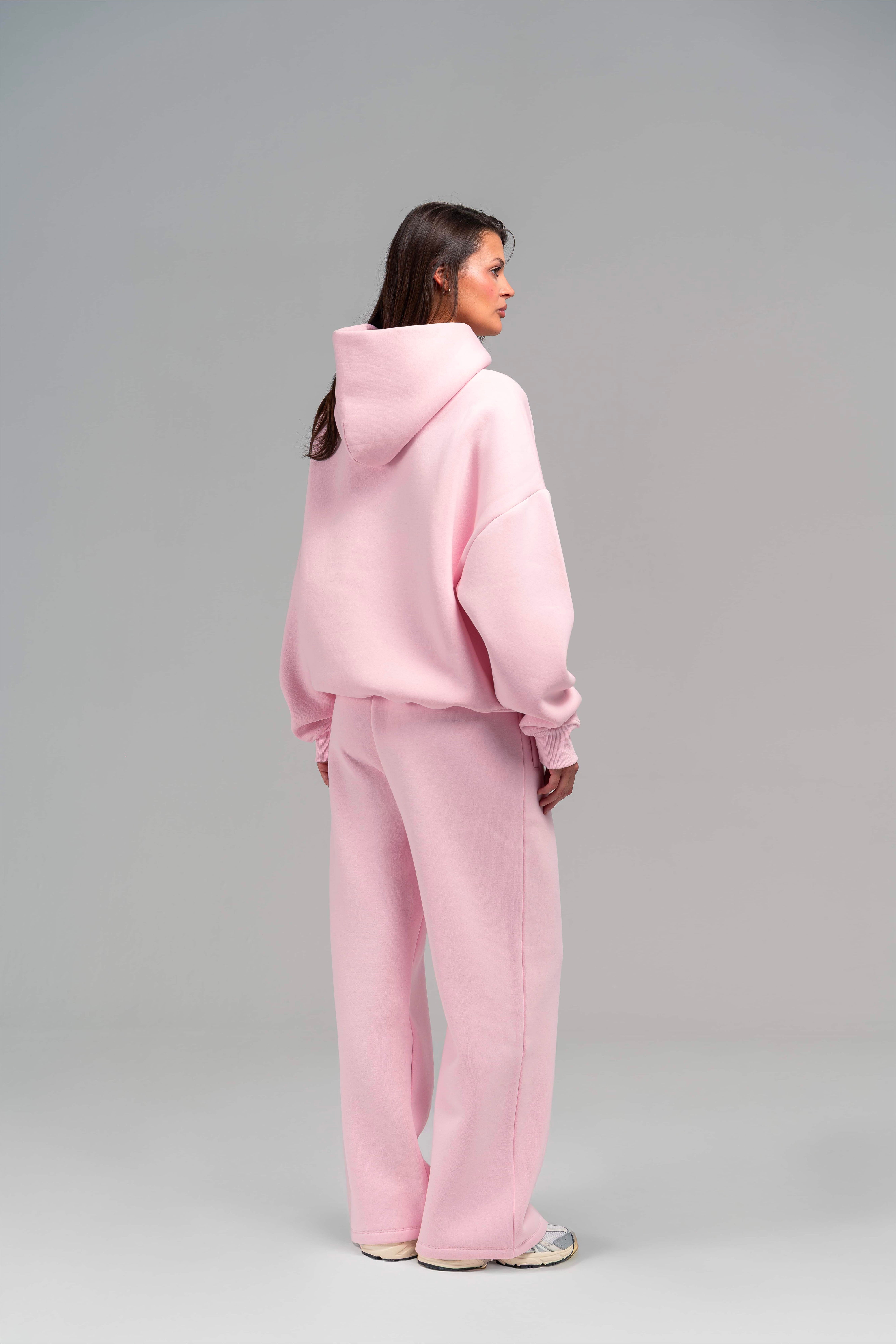 Vigorv Oversized Cozy Hoodie - Baby pink