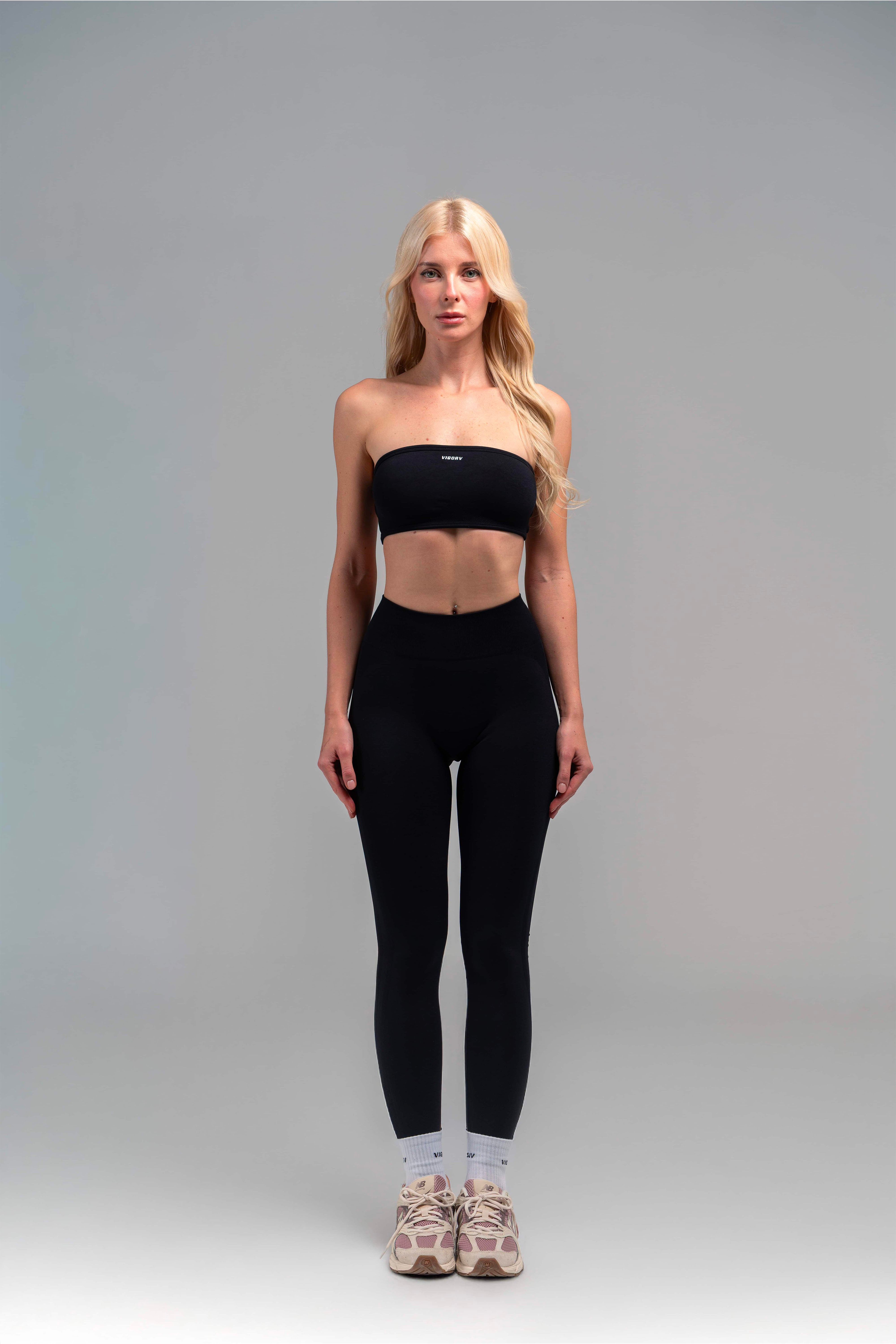 Vigorv Shaping Scrunch Leggings - Jet Black