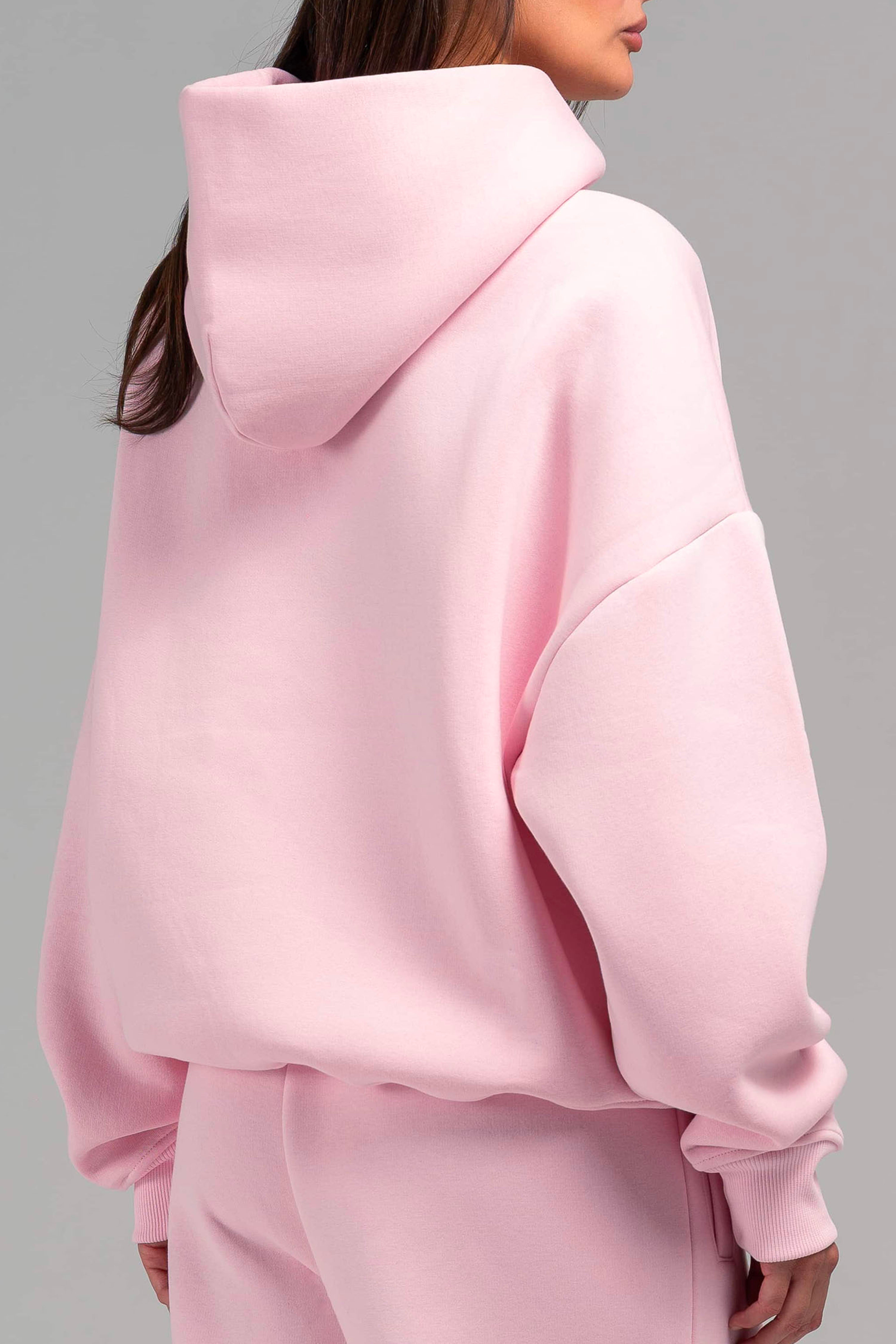 Vigorv Oversized Cozy Hoodie - Baby pink