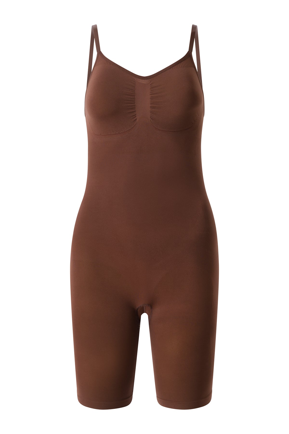 Mid Thigh Bodysuit - Dark Chocolate