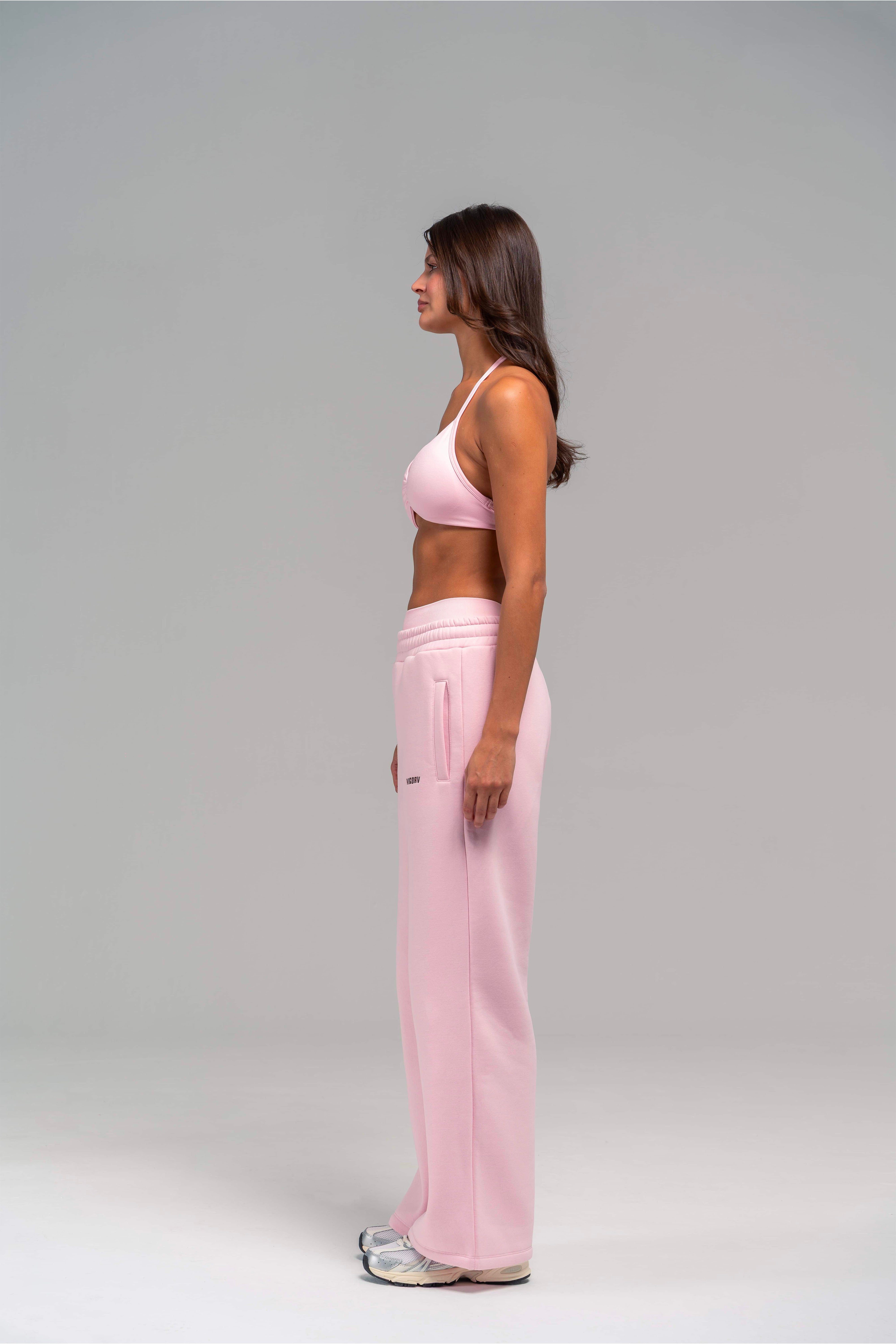 Vigorv Oversized Cozy Joggers - Baby pink