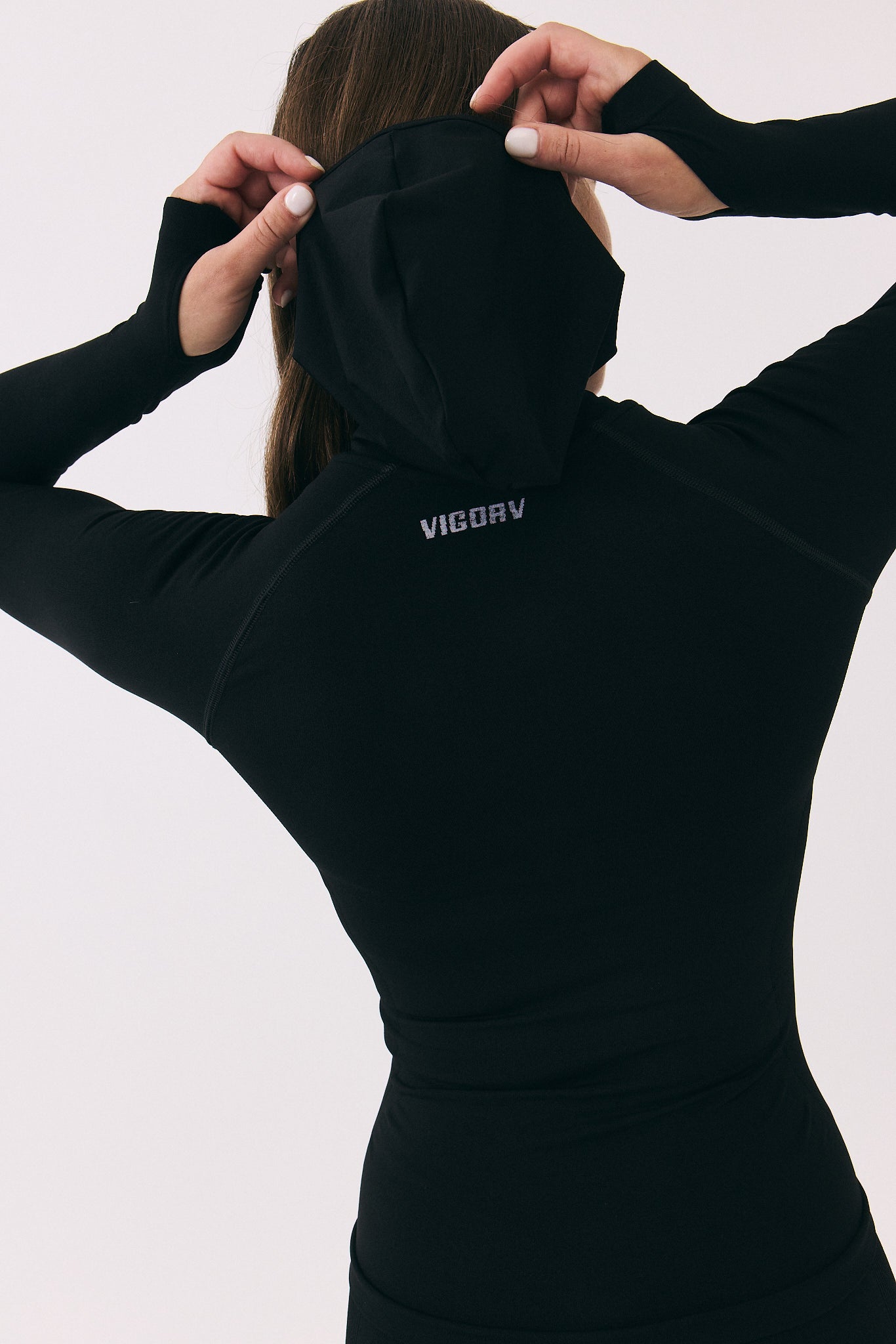 HOODED JACKET - Black