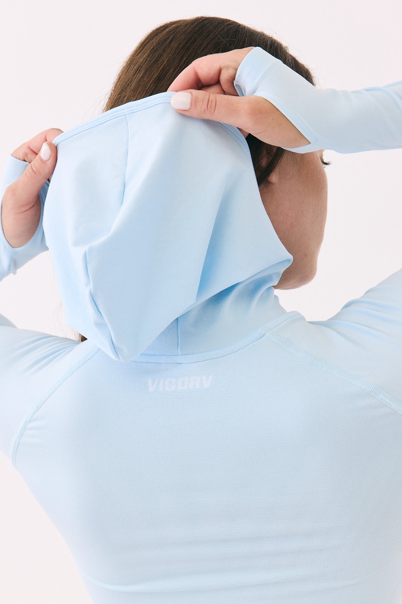 HOODED JACKET - Blue