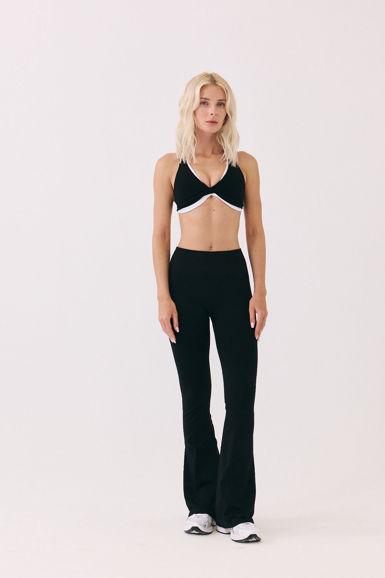 Flared leggings - Black