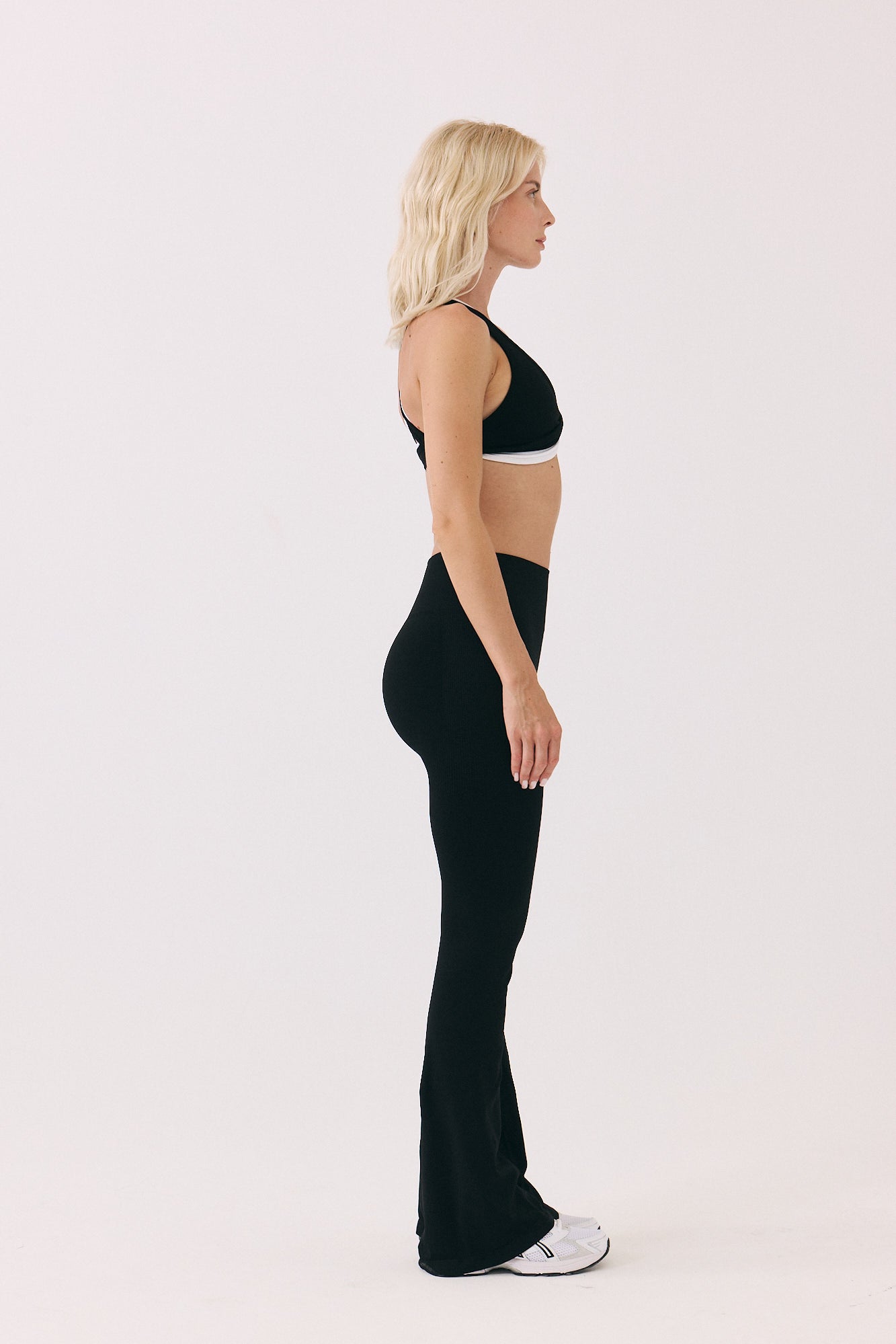 Flared leggings - Black