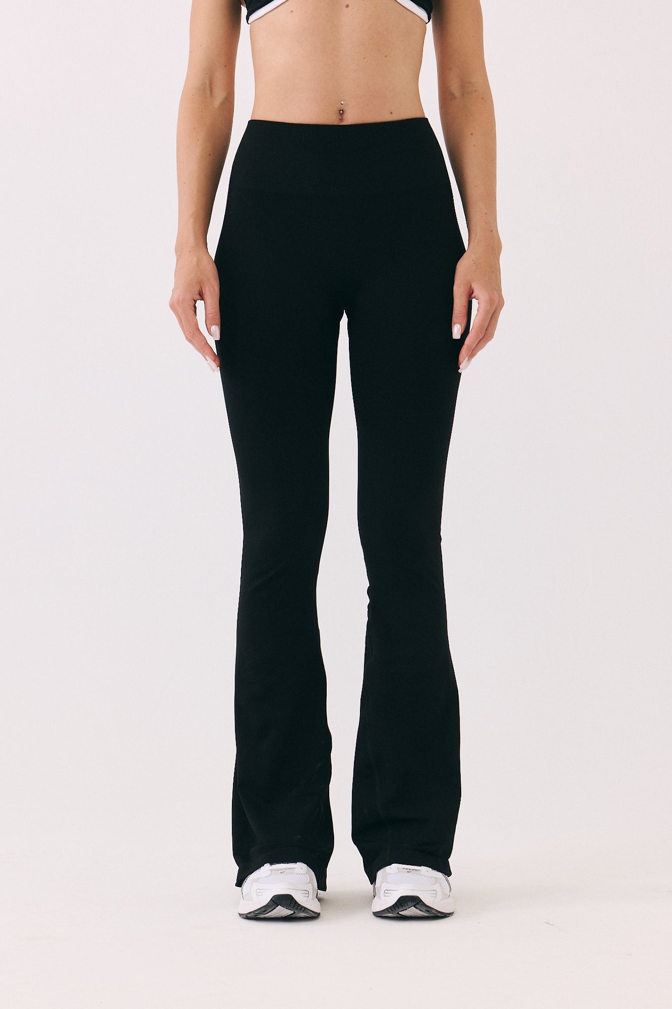Flared leggings - Black