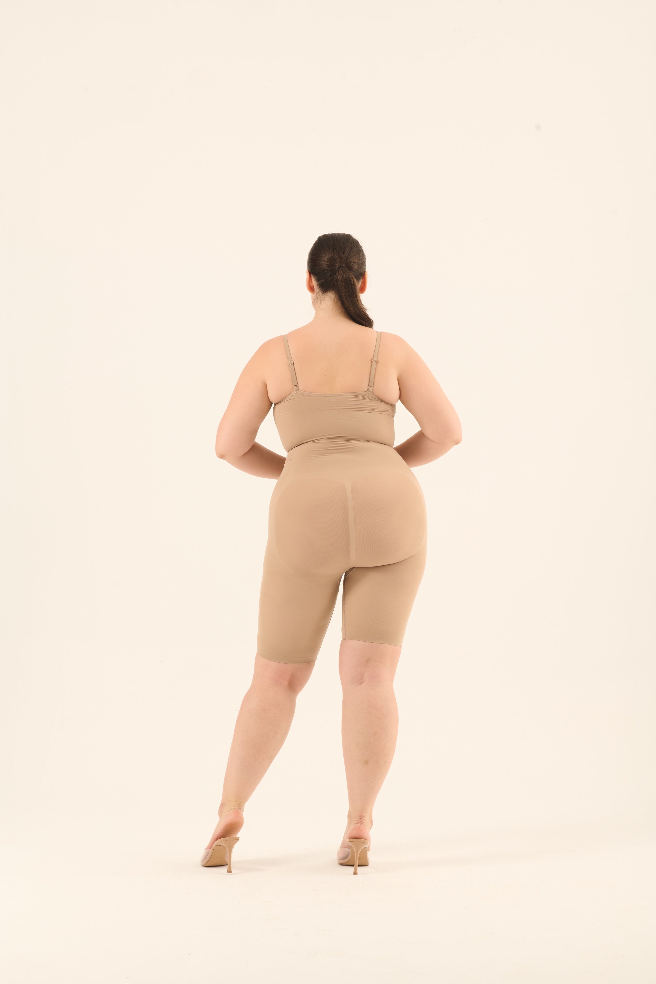 Mid Thigh Bodysuit - TOFFEE