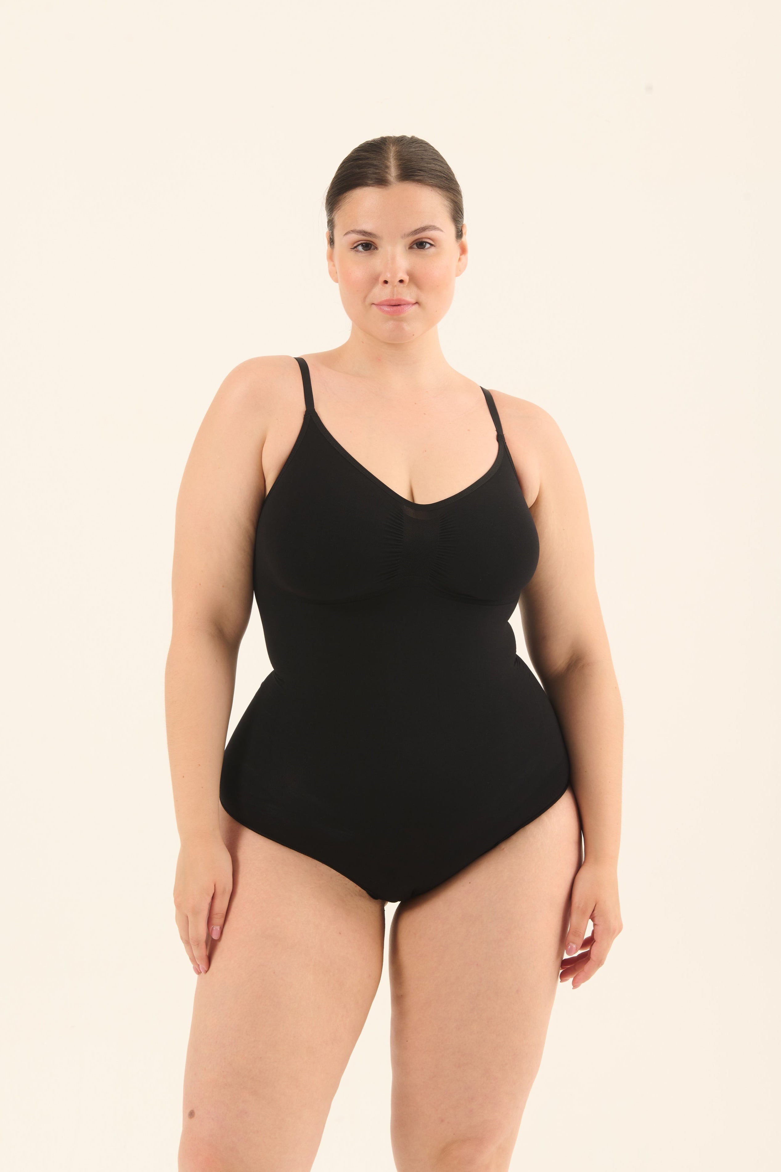 Thong bodysuit - Black