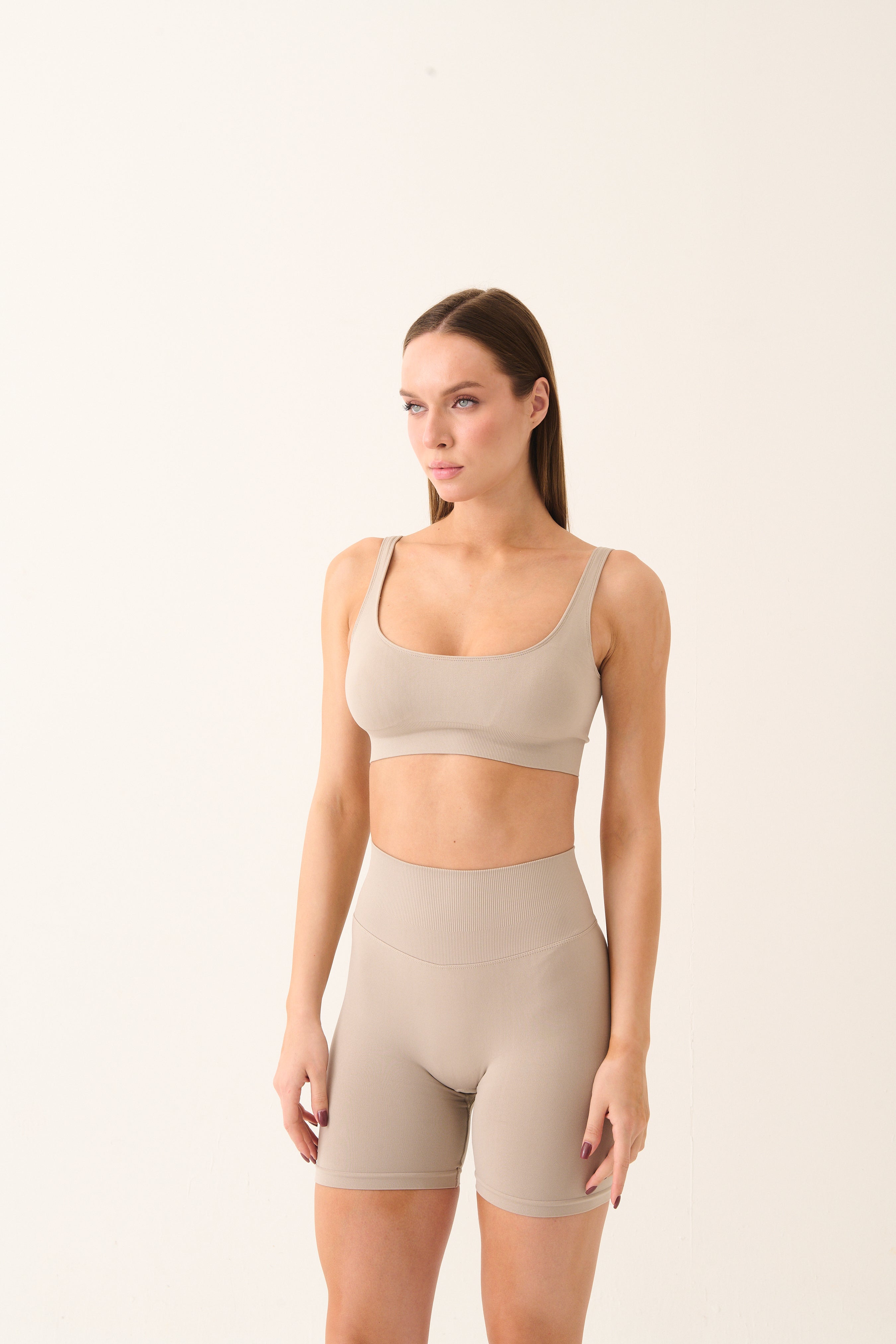 Niva Dip Box Bra - Sand