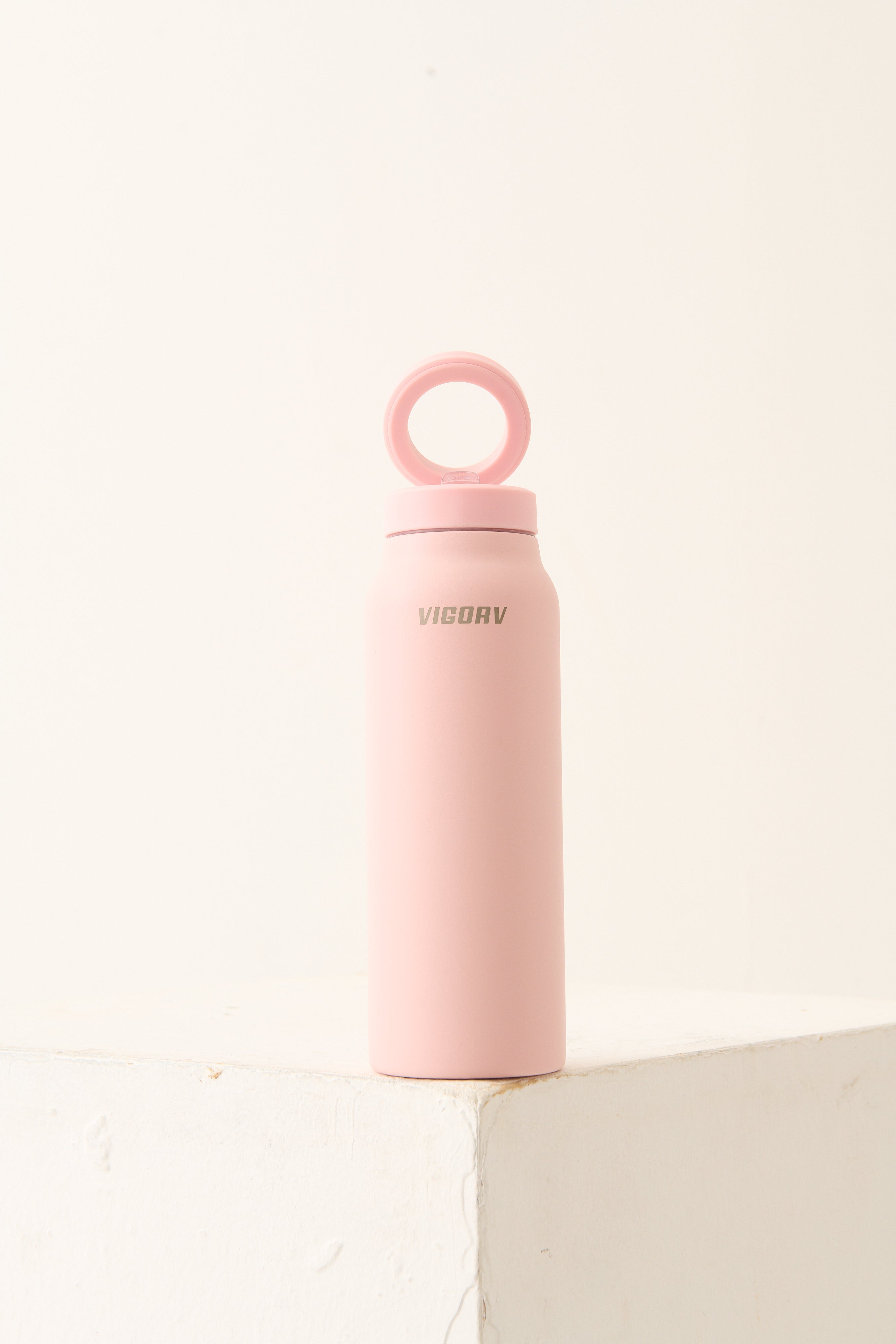 Magnetic Thermo Bottle & Phone Stand - Pink