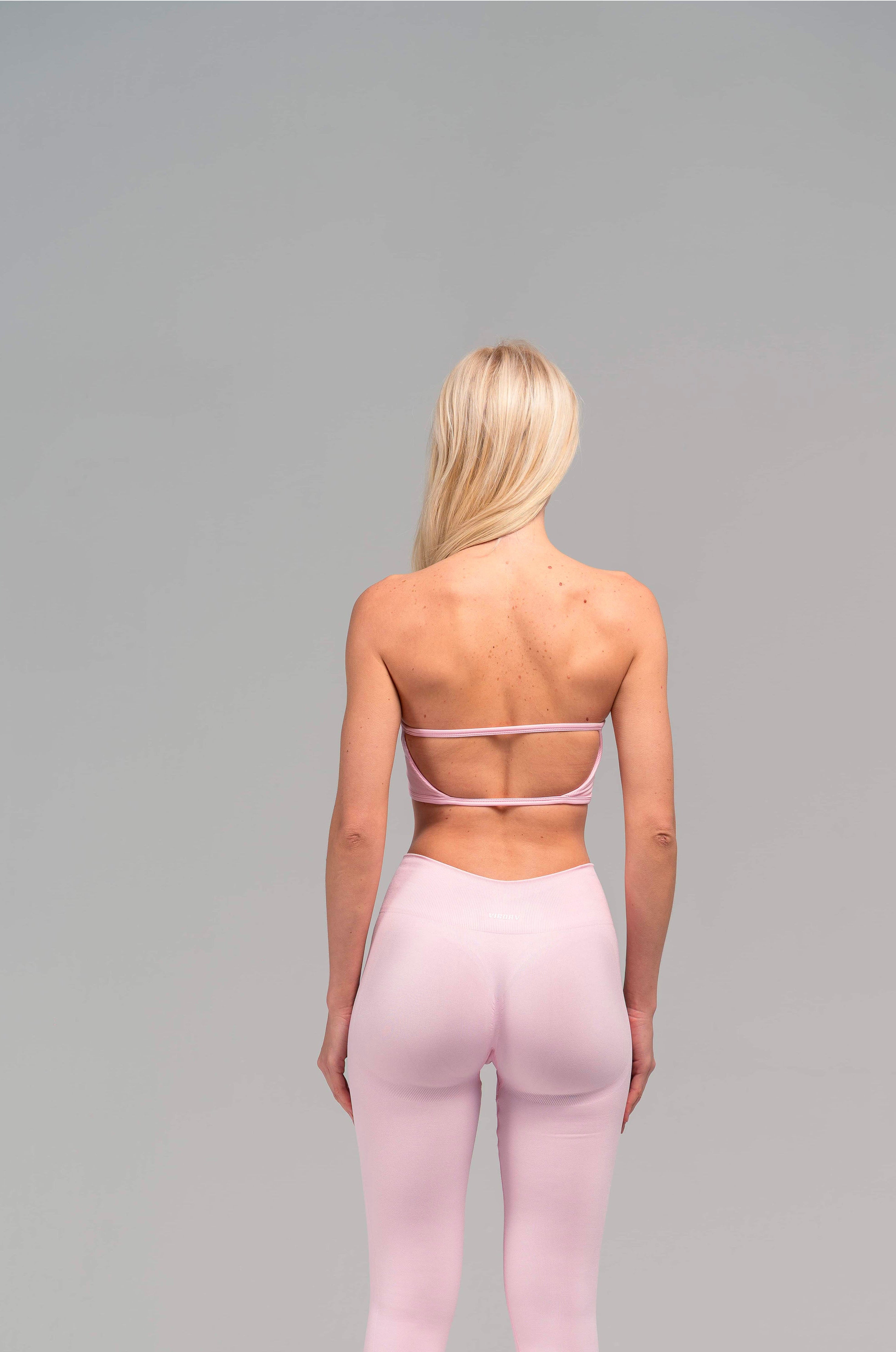 Vigorv Seamless Bandeau Bra -Baby pink