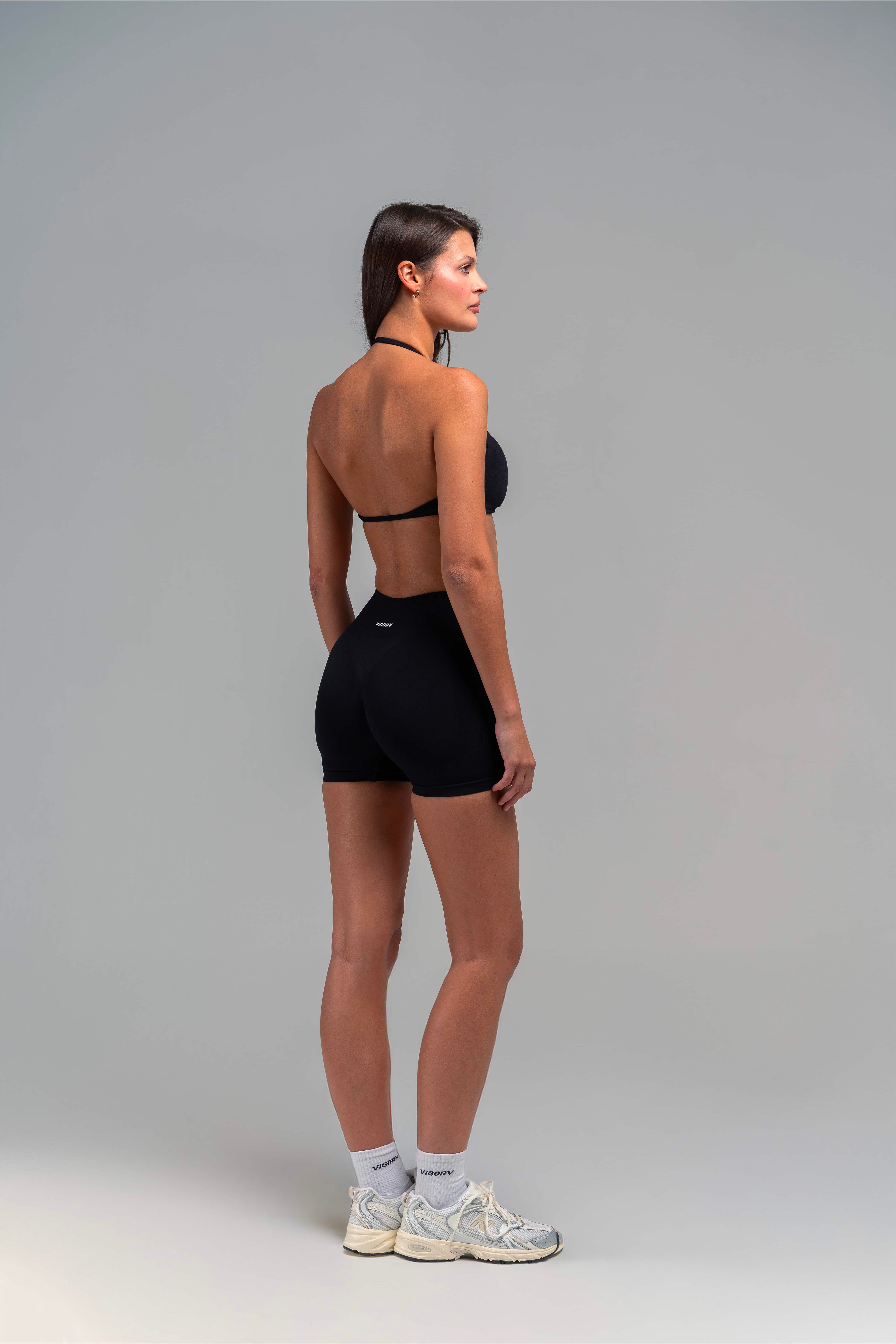Vigorv Shaping Scrunch Shorts - Jet black