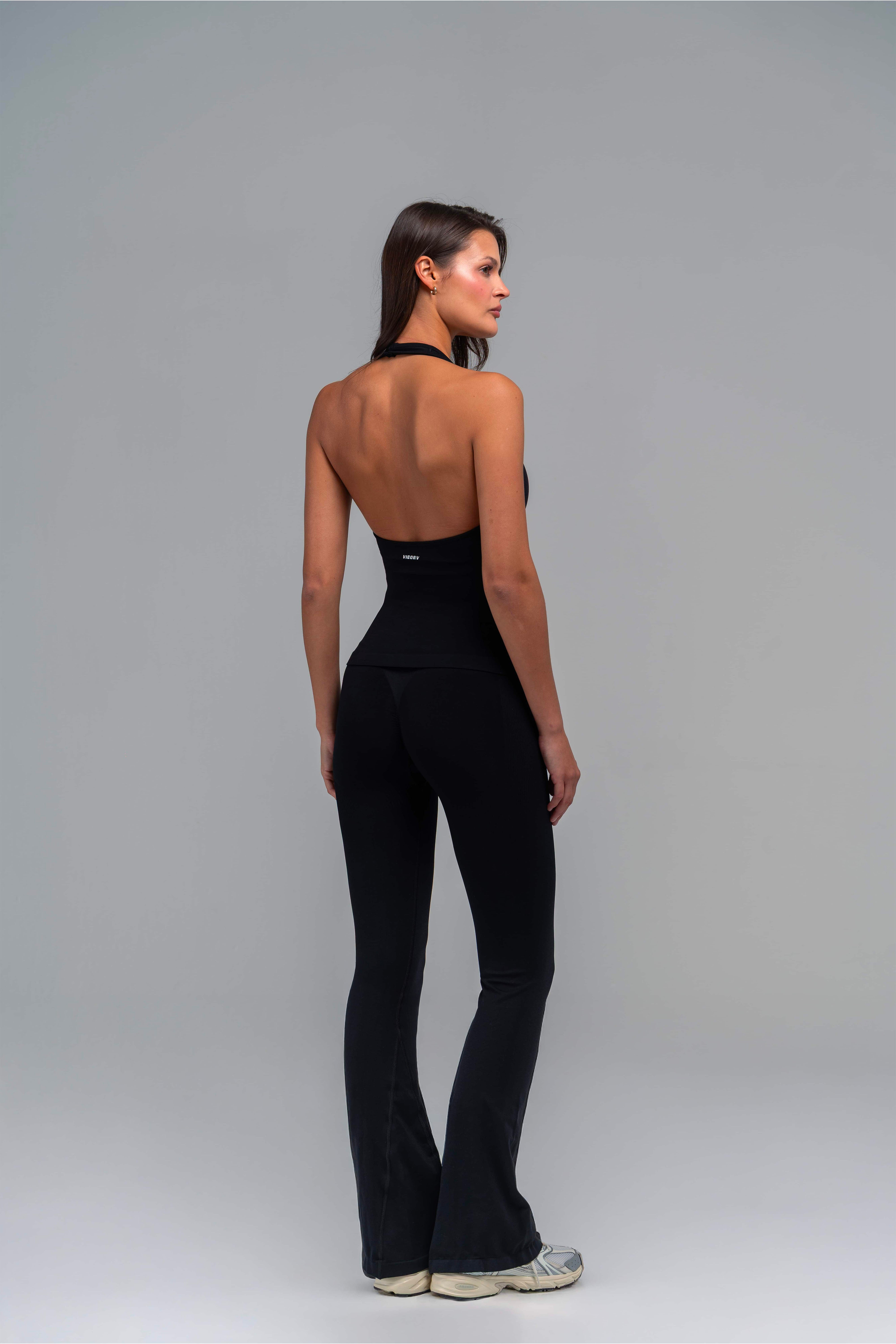 Vigorv Shaping Flare Leggings - Jet black