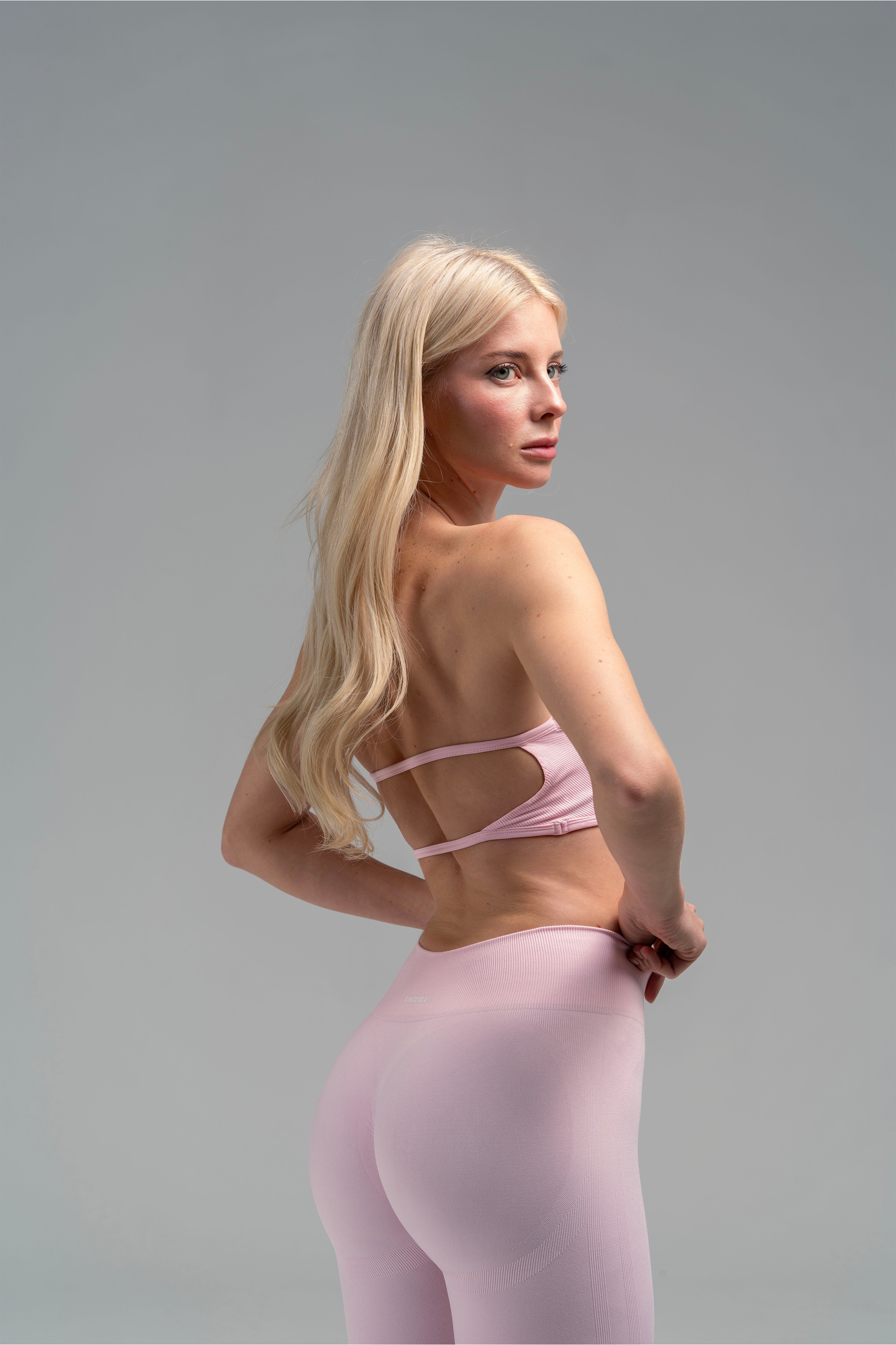 Vigorv Seamless Bandeau Bra -Baby pink