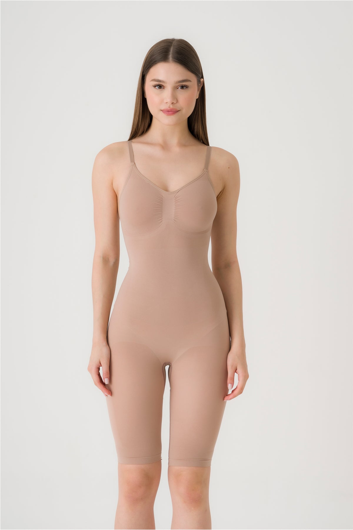 Body Shaper Mid Thigh - Beige