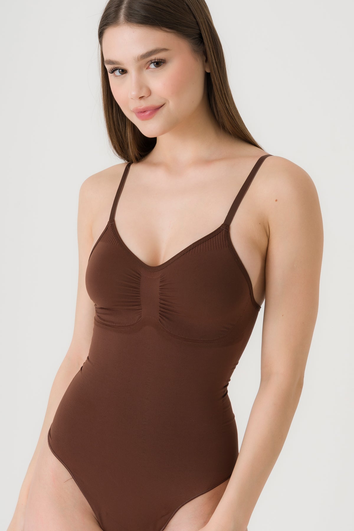 Body Shaper Thong - Brown