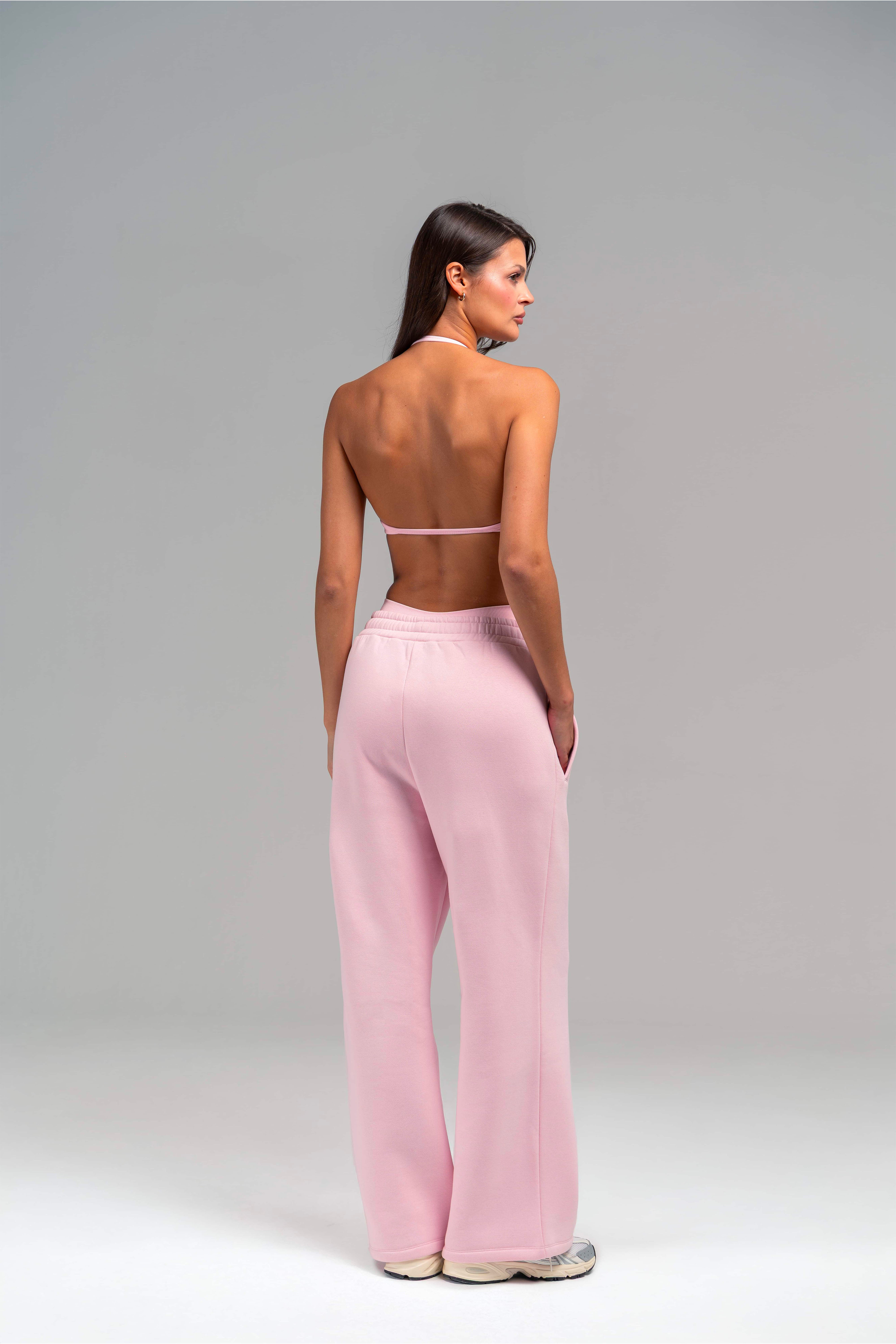 Vigorv Oversized Cozy Joggers - Baby pink