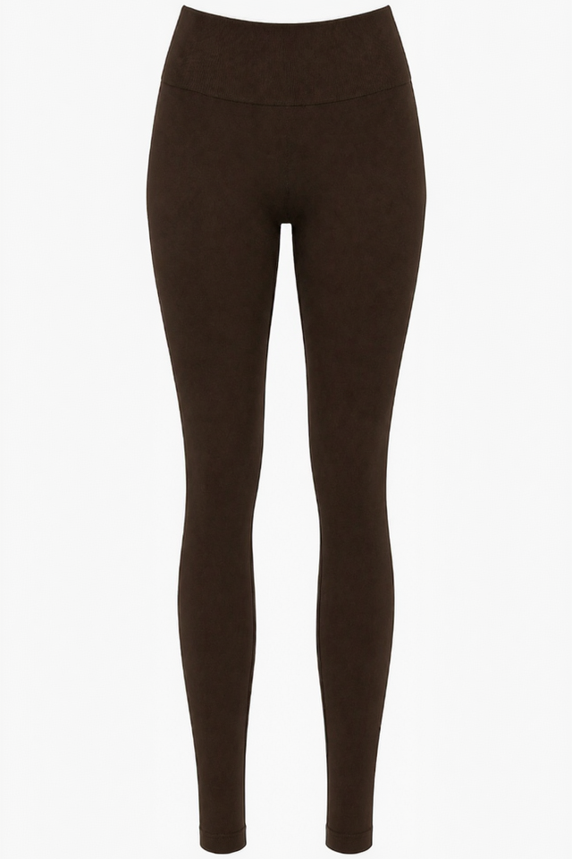Vigorv Shaping Scrunch Leggings - Coffee