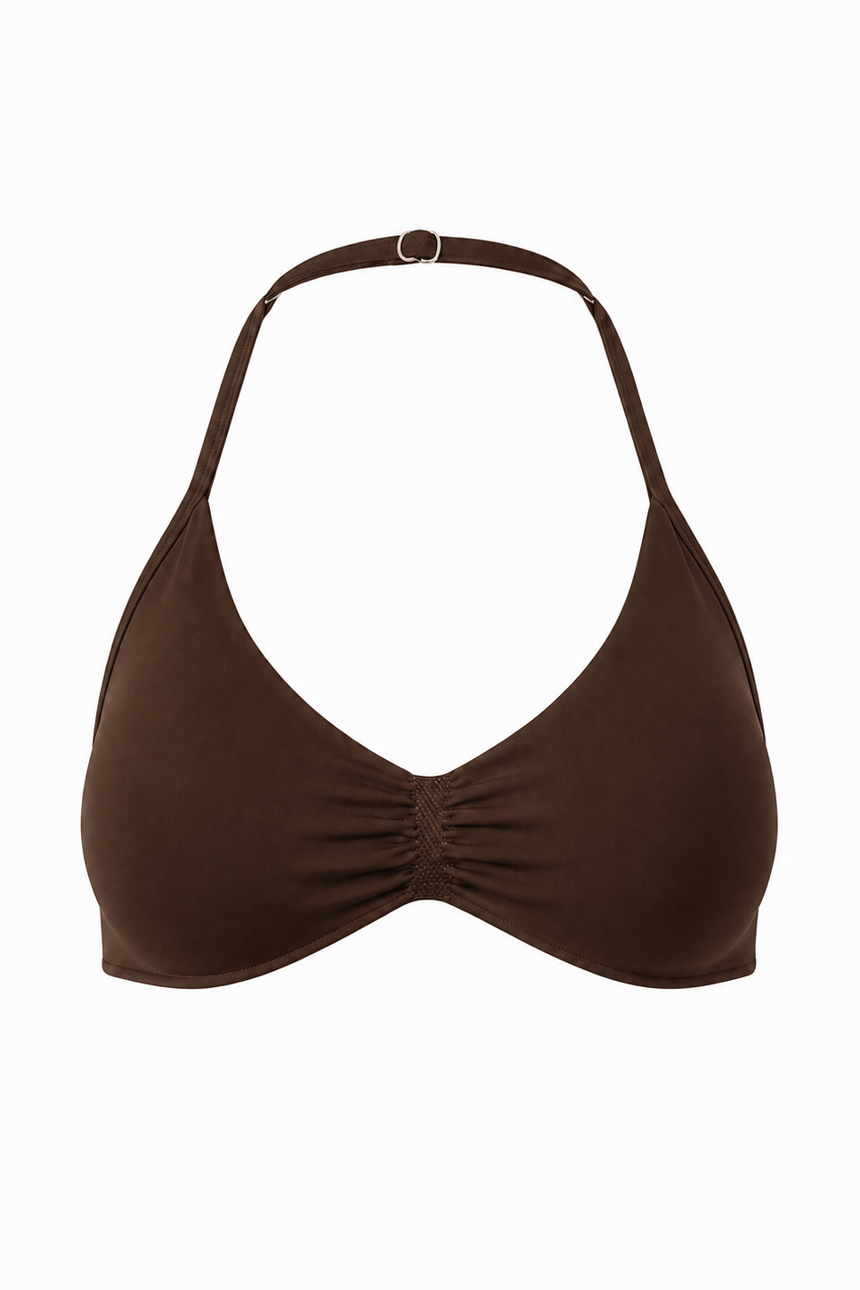 Vigorv Halter Seamless Bra - Coffee