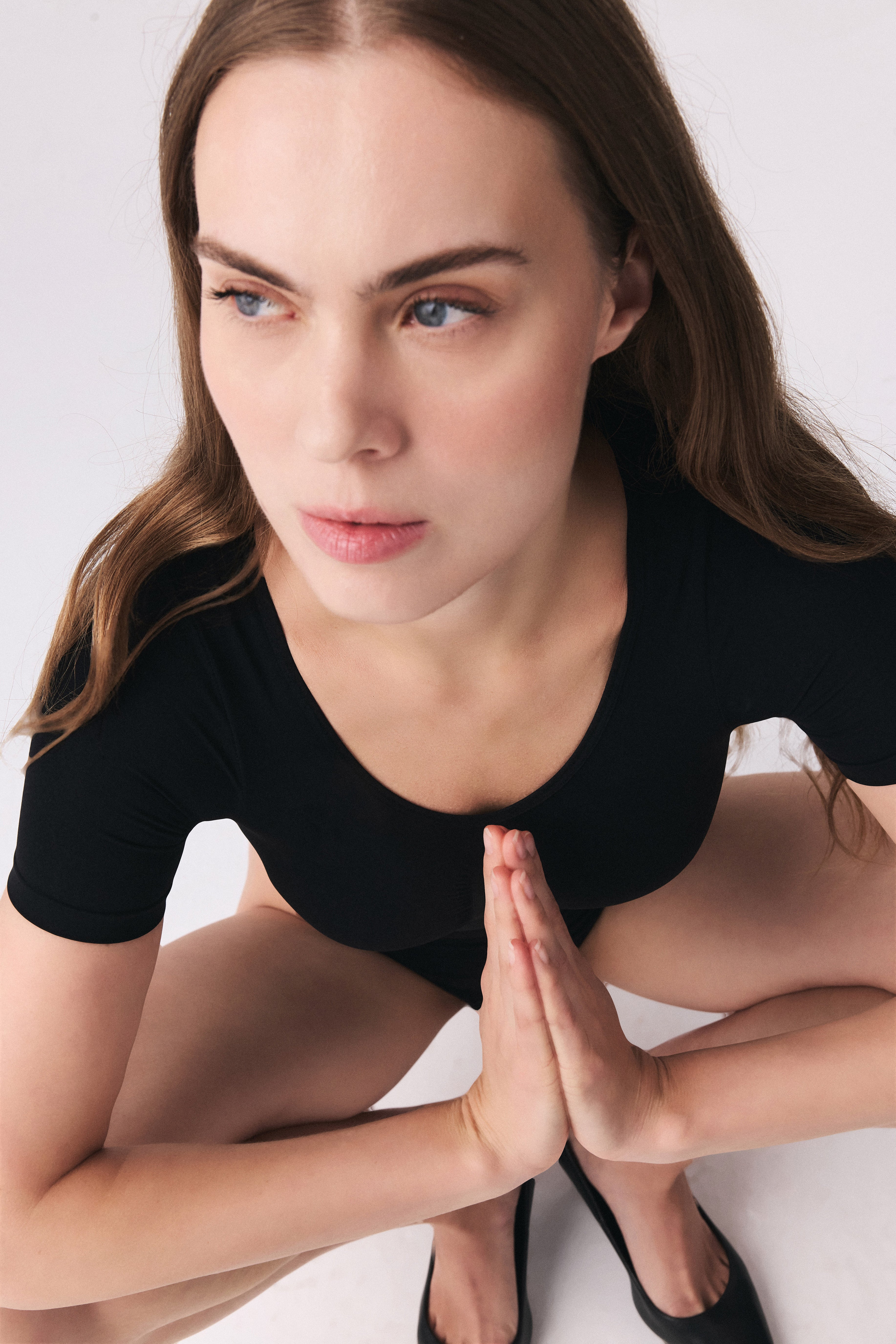 Sculpt Short Sleeve Thong Bodysuit - Black