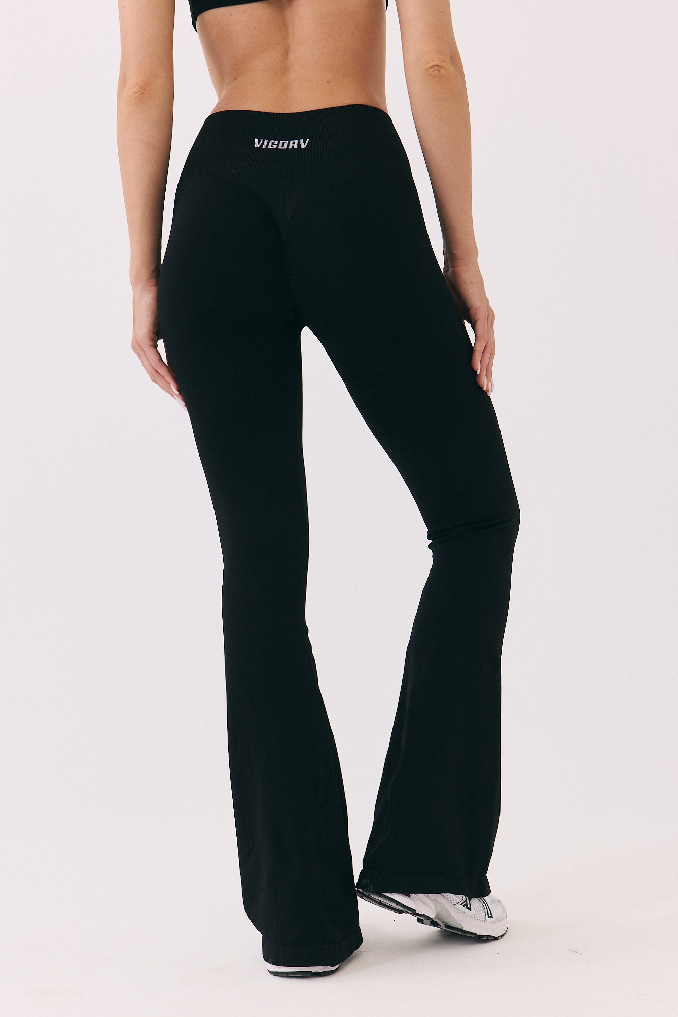 Flared leggings - Black