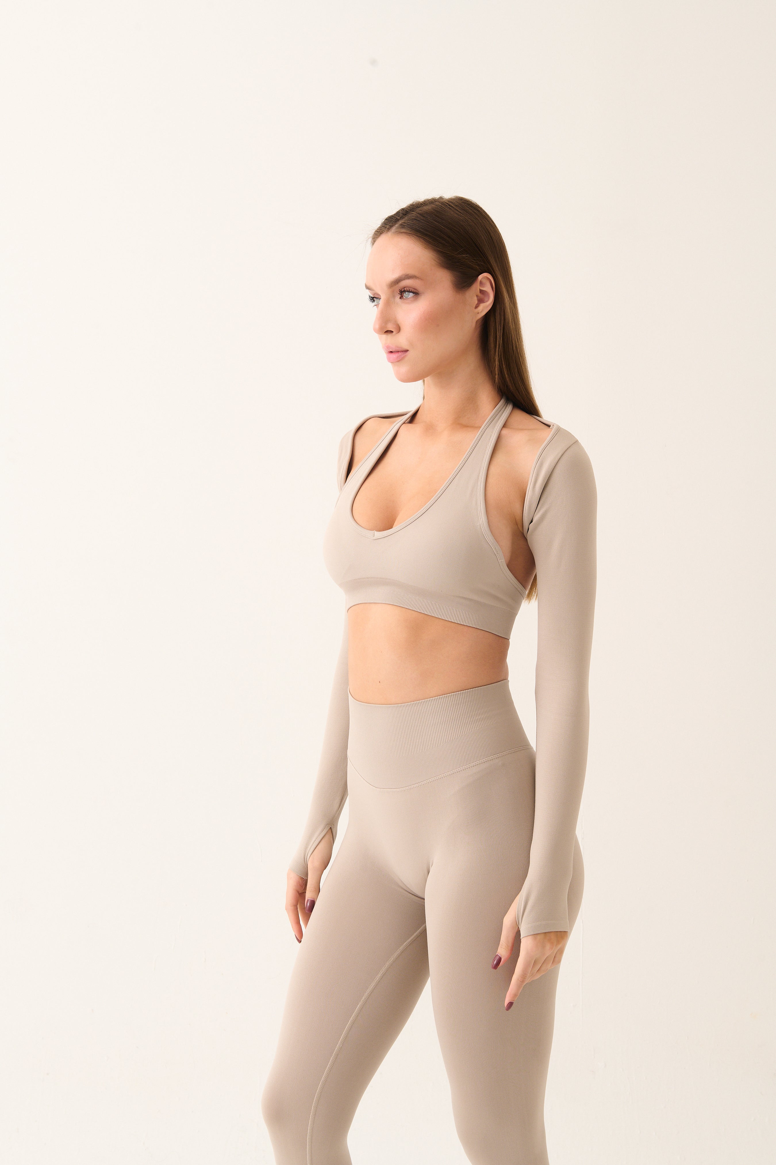 Niva Halter Bra - Sand