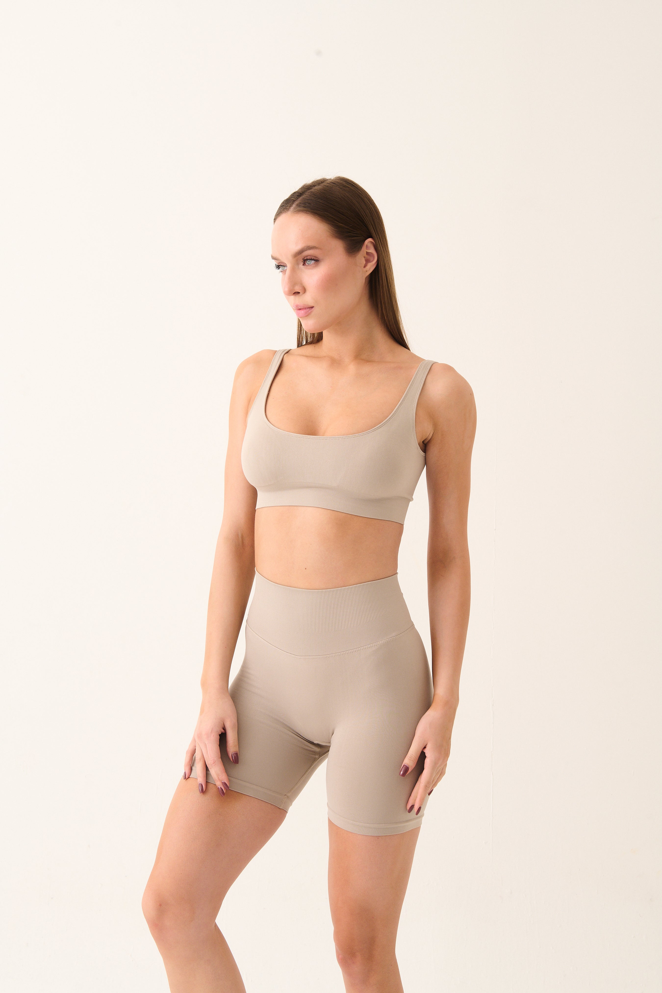 Niva Dip Box Bra - Sand