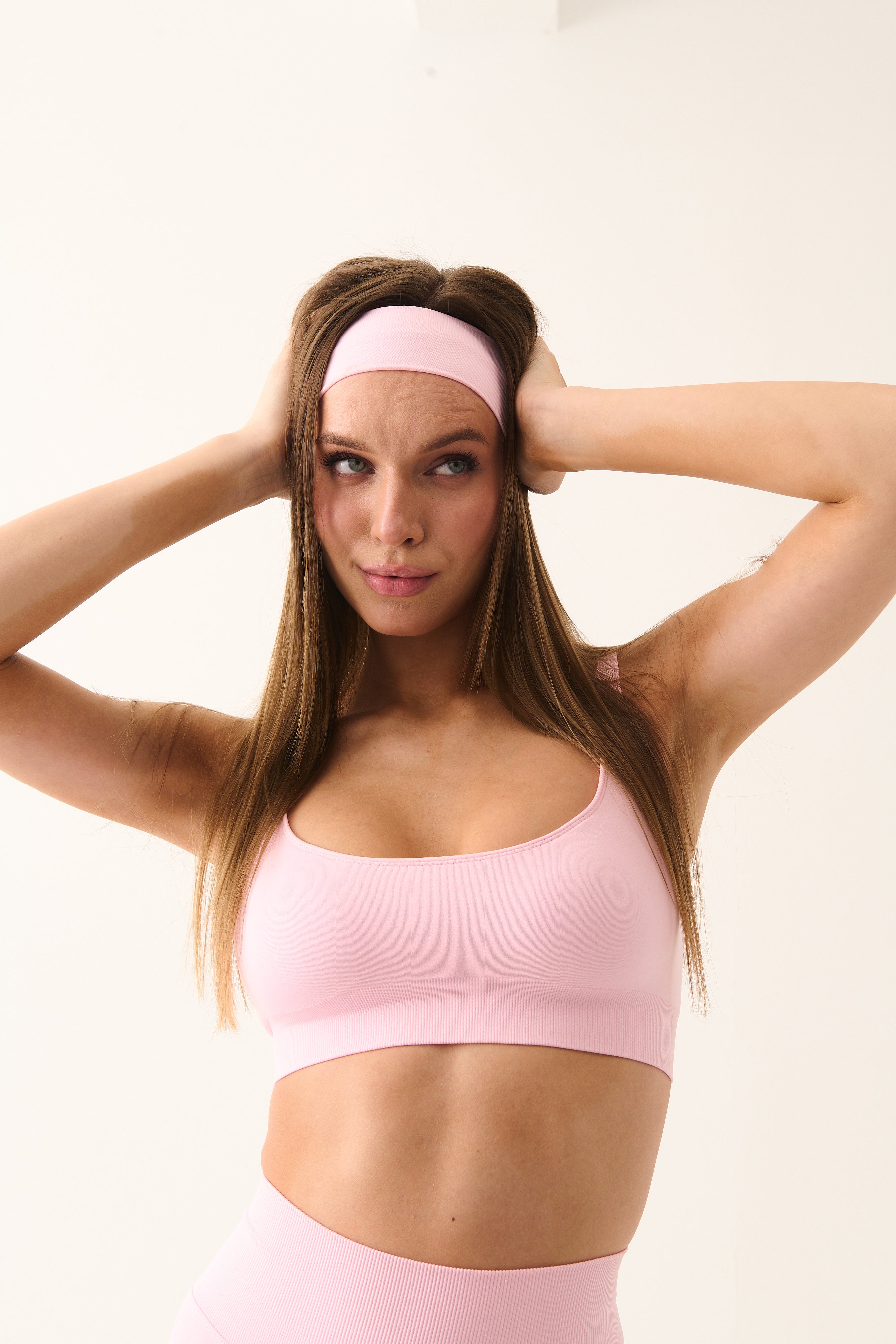 Niva Seamless Headband -Pink Marshmallow