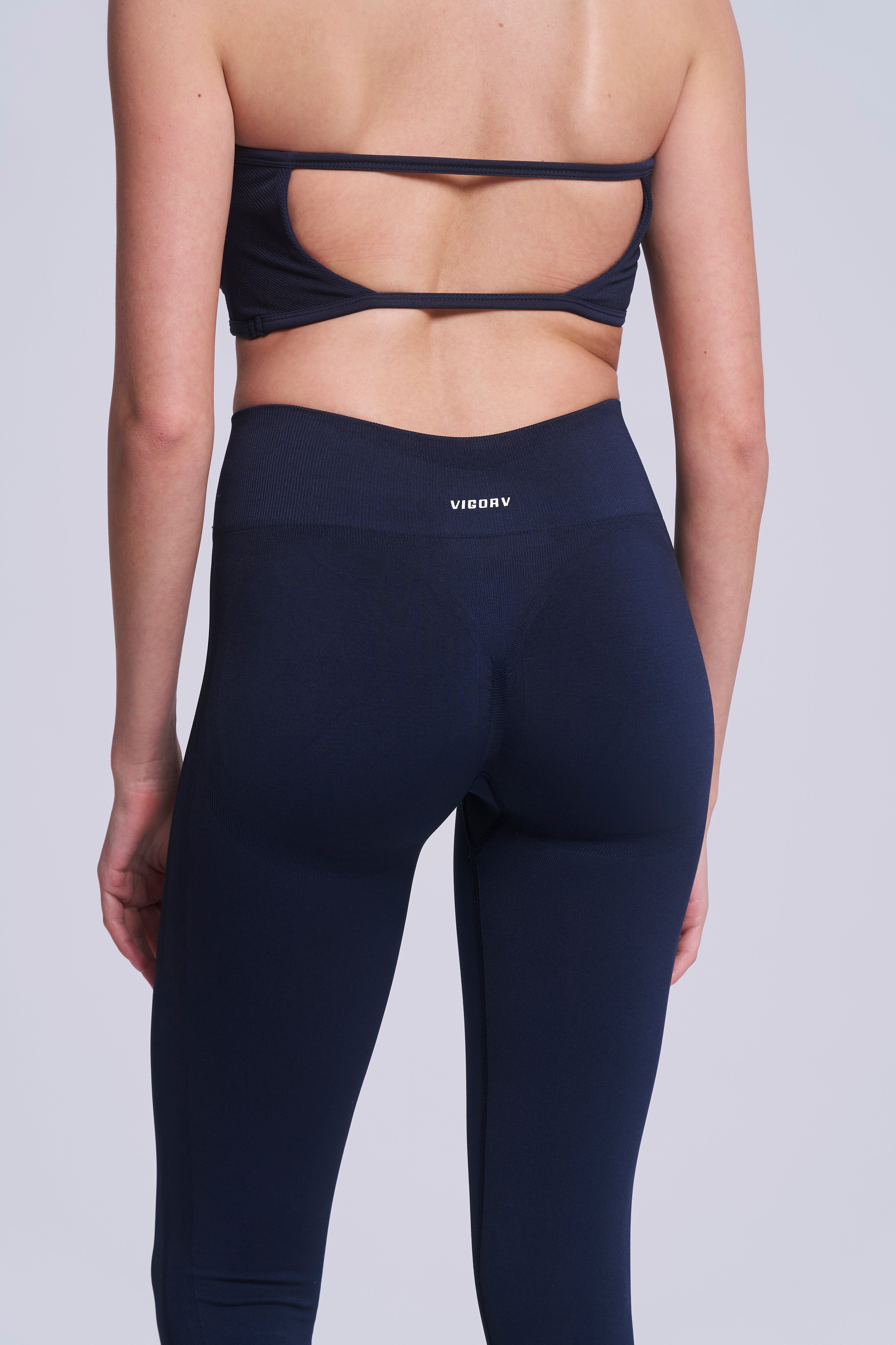 Vigorv Shaping Scrunch Leggings - INK BLUE