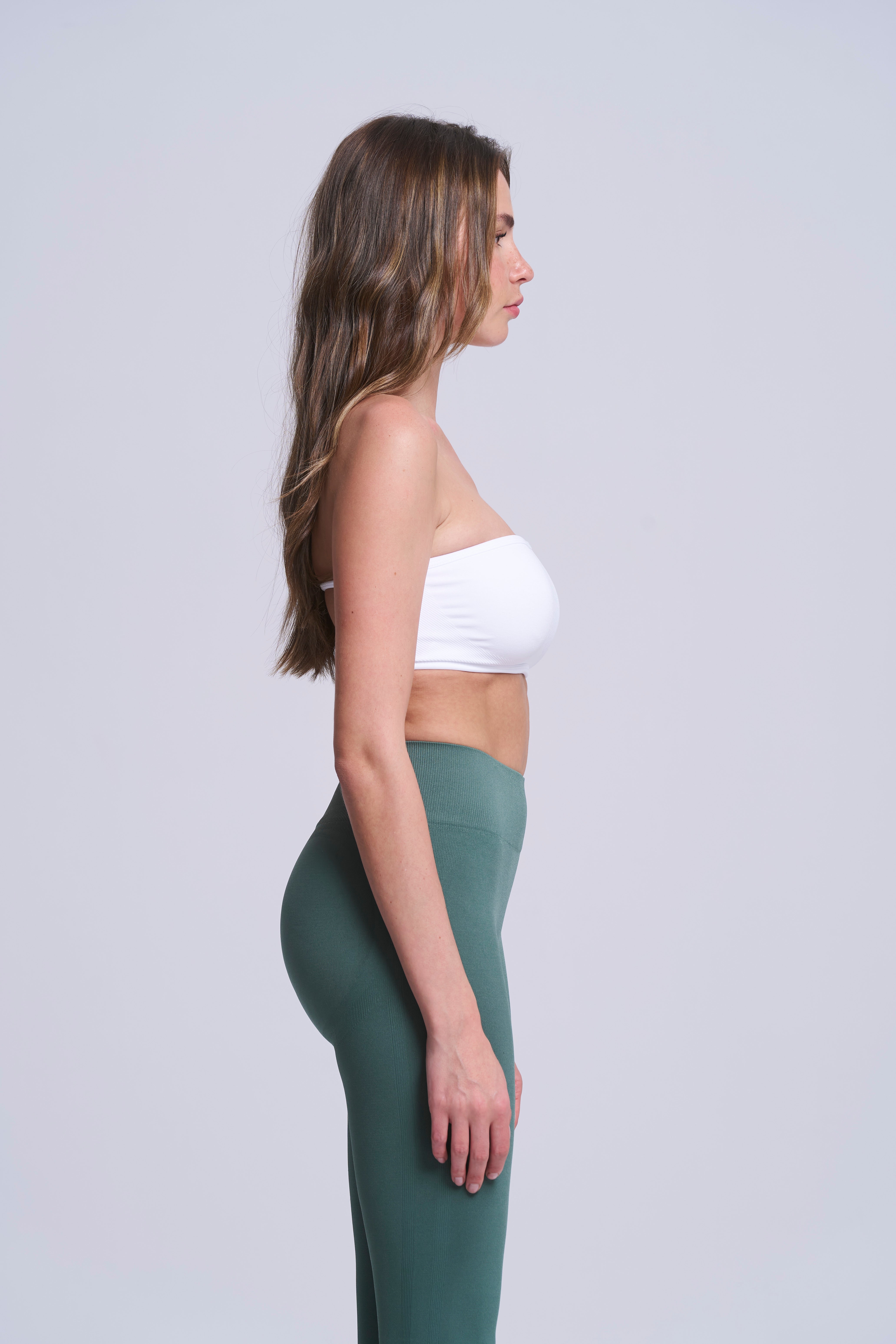 Vigorv Seamless Bandeau Bra - SALT WHITE