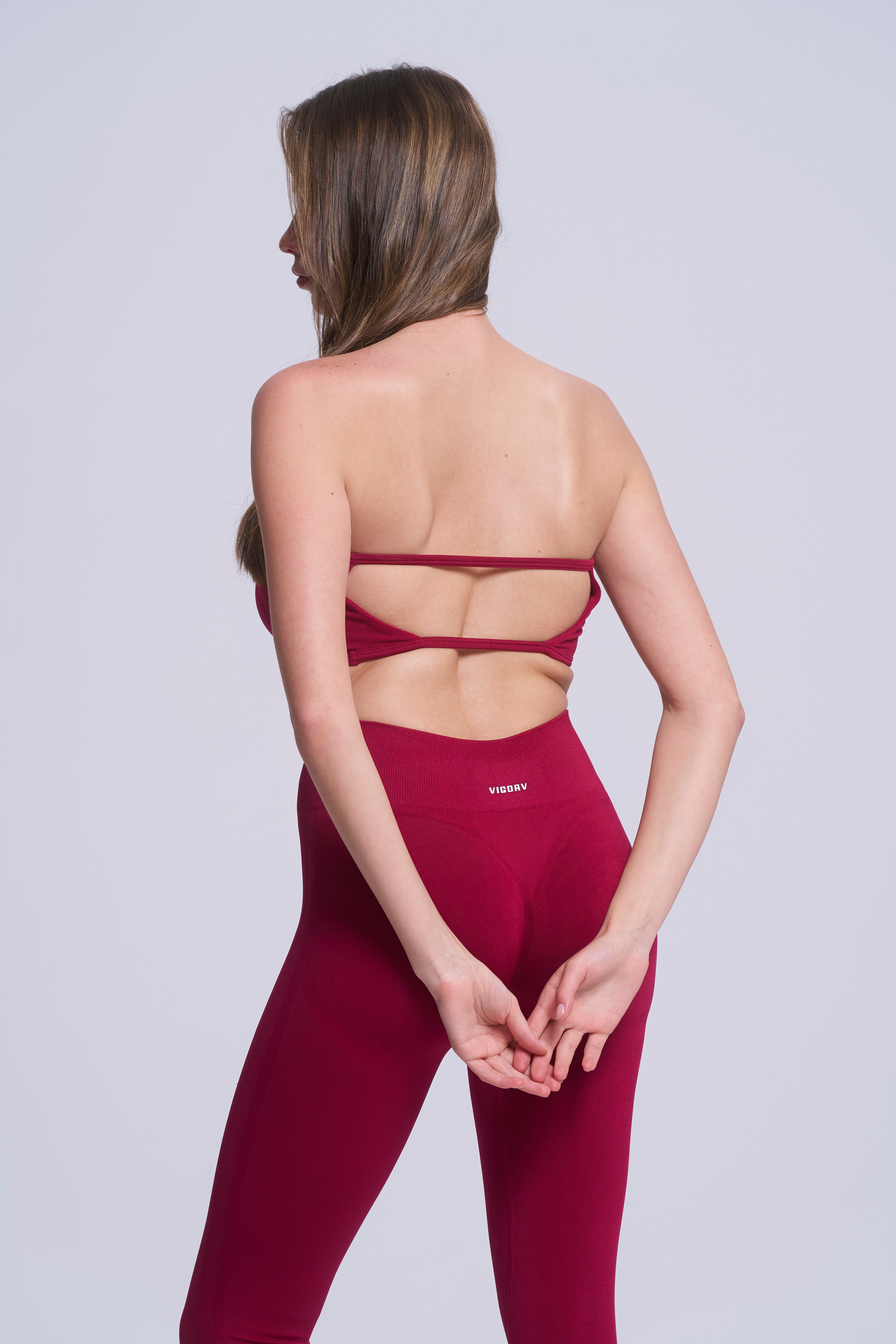 Vigorv Dikişsiz Bandeau Sütyen - Simsiyah
